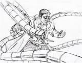 Coloring Pages Doc Ock Getcolorings Spiderman Octopus Doctor Color sketch template