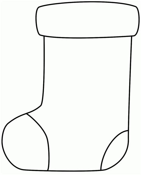 christmas stocking coloring pages  coloring pages  kids