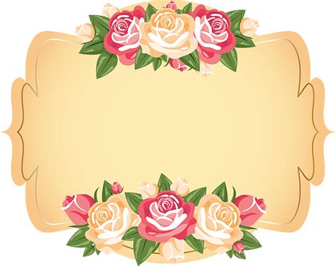 frame floral em png graça layouts design personalização