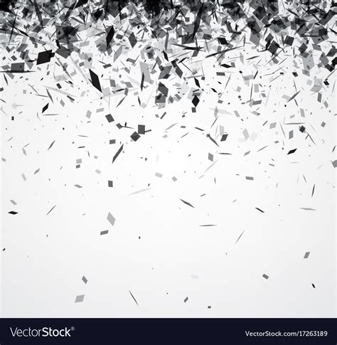 white background with gray confetti royalty free vector