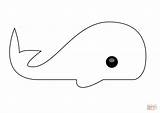 Whale Sperm Drawing Simple Coloring Sketch Outline Cartoon Drawings Paintingvalley Cute Choose Board sketch template