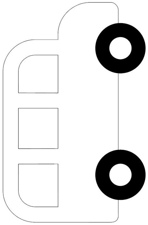 school bus template printable wesharepics