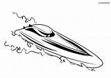 Lancha Rennboot Lanchas Schiff Malvorlage Bomberos Langes Motora Colomio Happycolorz Motorboat Carreras Kreuzfahrtschiff sketch template
