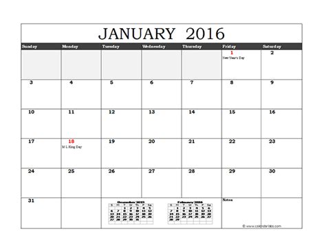 2016 excel monthly calendar 02 free printable templates