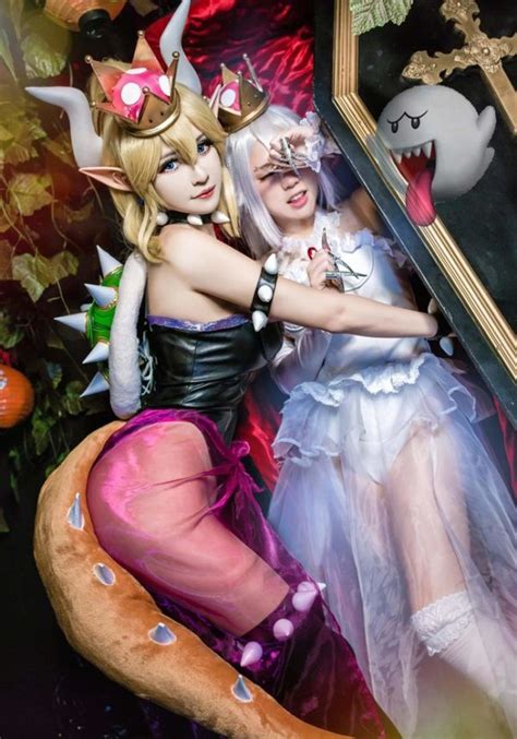bowsette and booette cosplay twice the trouble sankaku complex