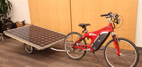 charge electric bike  solar panel