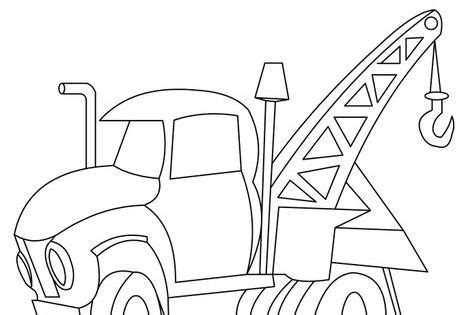 tow truck coloring page kids crafts pinterest tow truck trucks