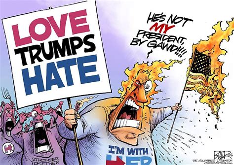 the hypocrisy of the love trumps hate crowd brutally exposed