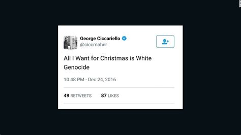 college professor wanted white genocide for christmas cnn