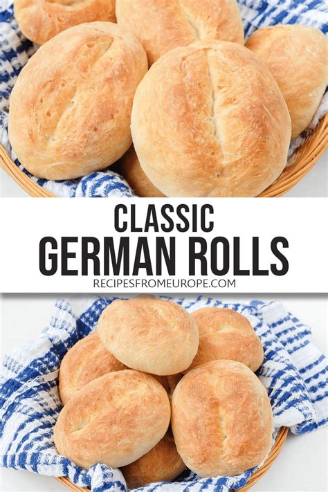 broetchen german bread rolls recipes  europe recipe