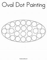 Dot Oval Painting Coloring Built California Usa sketch template