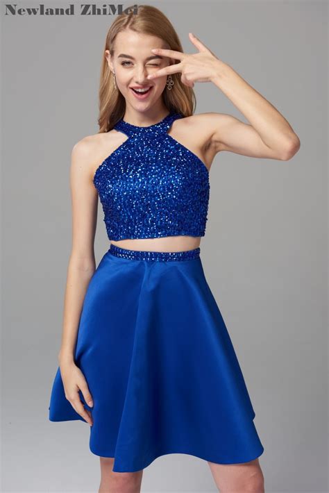 royal blue short homecoming dress cusotm made new arrival sparkly