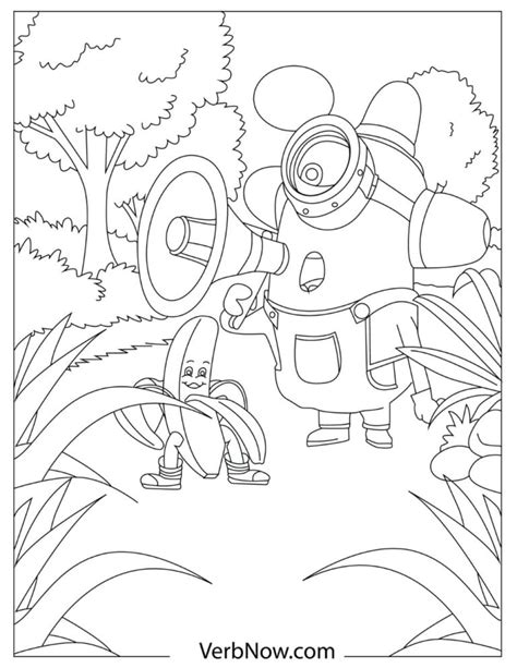 minions coloring pages   printable  verbnow