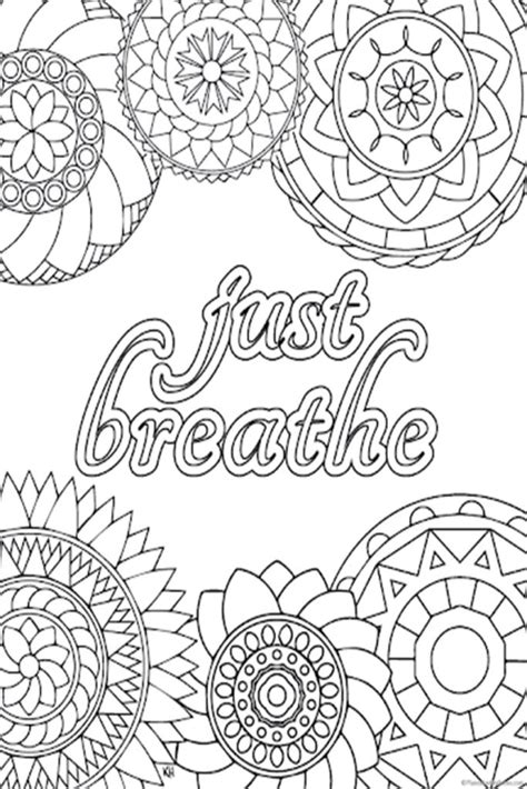 anxiety coloring pages  adults easy  coloring pages