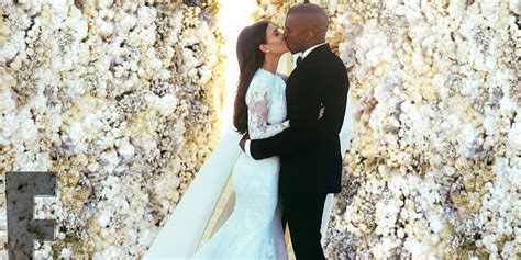 Kim Kardashian Wedding Photos First Pictures Of Kanye West And Kim S