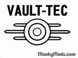 Vault Tec Logo Fallout sketch template