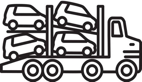 car transporter coloring page coloring pages  kids