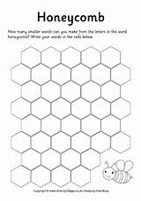 Honeycomb Puzzle Bumble Plaster Bees Activityvillage sketch template