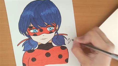 miraculous ladybug speed drawing marinette by the artist s pen youtube