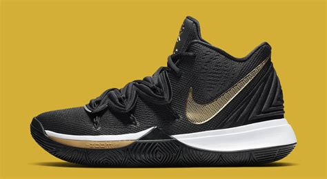 nike kyrie  black gold inspired   nba finals official