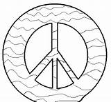 Simbolo Pace Colorare Disegni Símbolo Paix Symbole Acolore Colorier Pau Condividere sketch template