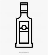 Botella Licor Liquor Tequila Garrafa Vodka Página Atractivo Uva Festooning Vippng sketch template