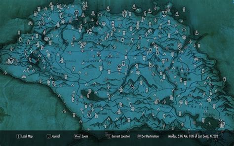 map  skyrim nexus mods  community