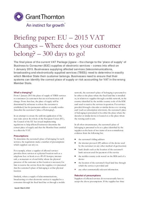briefing paper eu      customer belong