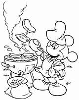 Coloring Mickey Mouse Pages Clubhouse Barbeque Barbecue Disney Color Cooking Doing Printable Yard Back Kidsplaycolor Summer Sheets Colouring Colorluna Book sketch template