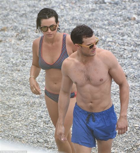 Jamie Dornan Shows Off Ripped Physique As He Joins Wife Amelia Warner