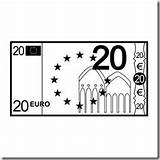 Euros Billetes Monedas Laminas Salvato Escuelaenlanube Fichas Jugar 8a8 sketch template