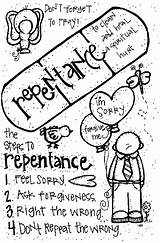 Repentance Lds Lessons Repentence Forgiveness Melonheadz Illustrating Preschool Repent Deacons Melonheadsldsillustrating Preschooler Scripture Fhe Commandments sketch template