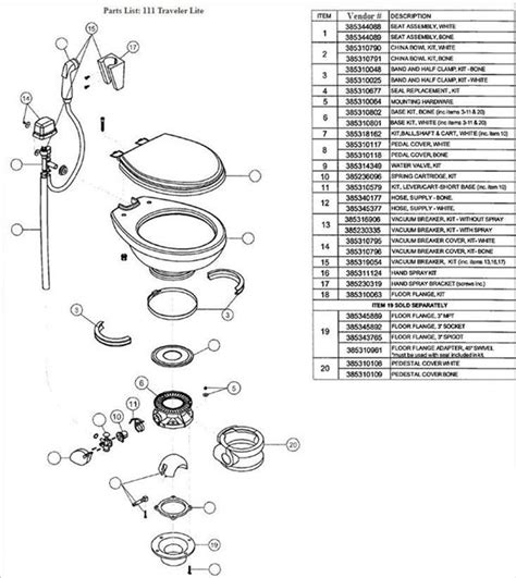 dometic model  parts diagram