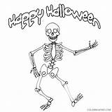 Coloring4free Skeleton Coloring Pages Halloween Happy Related Posts sketch template