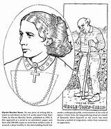 Coloring Stowe Beecher Harriet Suffragists Abolitionists Lesson Kids Doverpublications Women sketch template