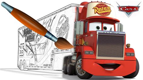 disney cars coloring pages mack