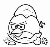 Angry Coloring Pages Bird Egg Hatching Color sketch template
