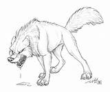 Wolf Drawing Angry Easy Sketch Snarling Head Outline Anger Human Drawings Tanidareal Getdrawings Deviantart Sketches Half Animal Face Wolves Visit sketch template
