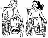 Disabilities Disability Kind Coloringkidz sketch template