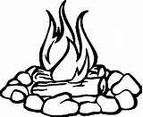 Fire Coloring Pages Kids sketch template