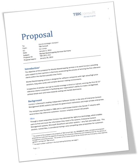 deliver winning proposals part  tbk consult