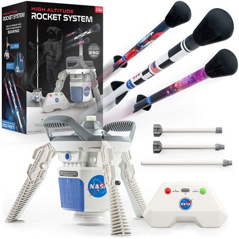buy nasa air rocket launcher kit launch model rockets    feet