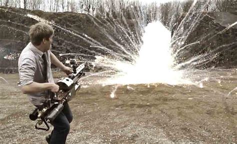 real life melta gun youtuber creates a thermite cannon