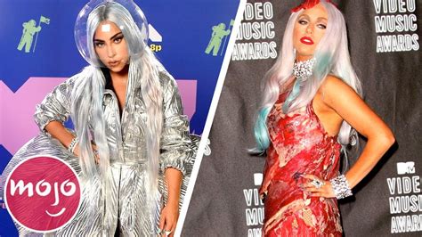 lady gaga outfits egg lady gaga   red carpet  meat dress