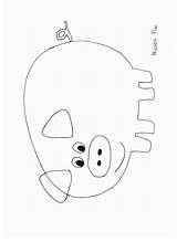 Muddy Preschool Allkidsnetwork Schwein Pigs Basteln Tiere sketch template