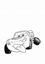 Disney Coloring Pages Cars Car Mcqueen Lightning Printable Sheet sketch template