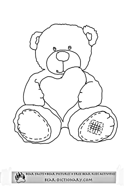 gambar teddy bandage colouring page pudsey bear children bbc coloring