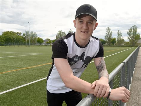 buckie thistle striker kyle macleod relishing chance  face