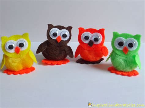 owl craft  play scenes virtual book club  kids inspiration