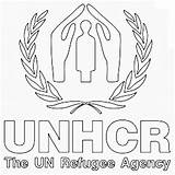 Logo Coloring Pages Nations United Organizations Specialized Acnur Agencies sketch template